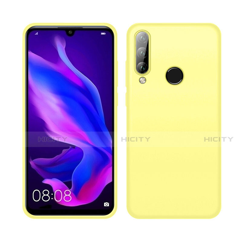 Silikon Hülle Handyhülle Ultra Dünn Schutzhülle 360 Grad Tasche C04 für Huawei Nova 4e Gelb Plus