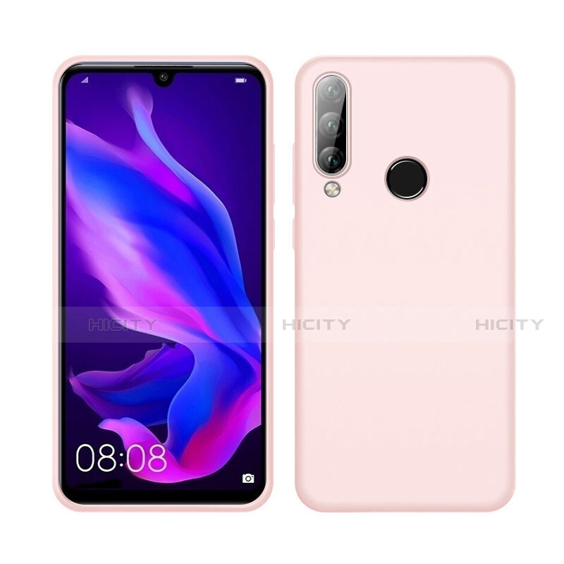 Silikon Hülle Handyhülle Ultra Dünn Schutzhülle 360 Grad Tasche C04 für Huawei Nova 4e Rosa