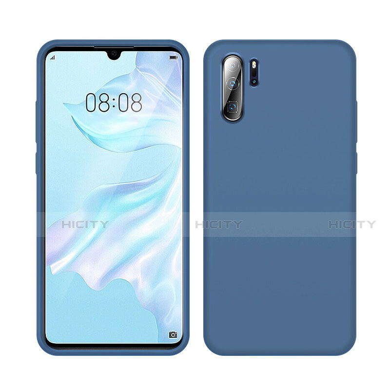 Silikon Hülle Handyhülle Ultra Dünn Schutzhülle 360 Grad Tasche C04 für Huawei P30 Pro Blau