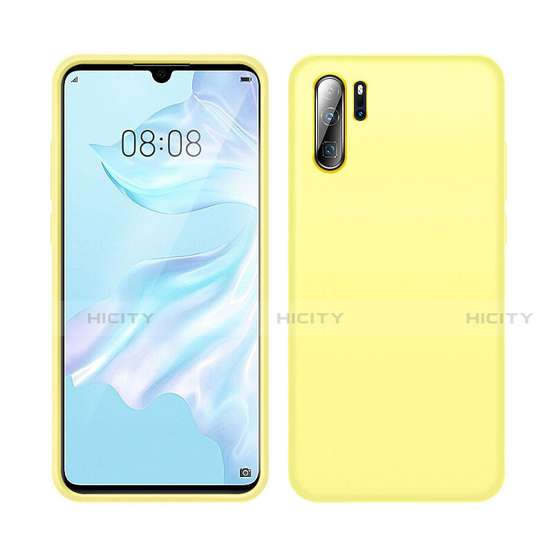 Silikon Hülle Handyhülle Ultra Dünn Schutzhülle 360 Grad Tasche C04 für Huawei P30 Pro New Edition Gelb