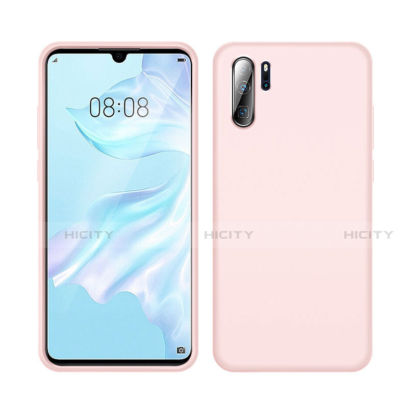 Silikon Hülle Handyhülle Ultra Dünn Schutzhülle 360 Grad Tasche C04 für Huawei P30 Pro Rosa