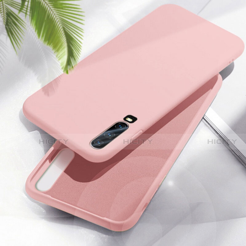 Silikon Hülle Handyhülle Ultra Dünn Schutzhülle 360 Grad Tasche C04 für Huawei P30 Rosa