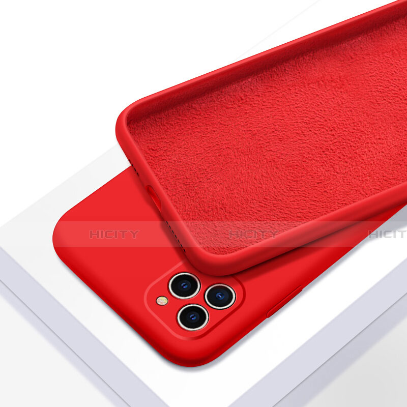 Silikon Hülle Handyhülle Ultra Dünn Schutzhülle 360 Grad Tasche C05 für Apple iPhone 11 Pro Rot Plus