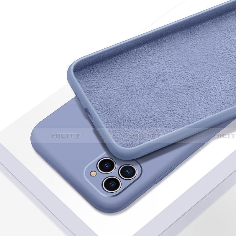 Silikon Hülle Handyhülle Ultra Dünn Schutzhülle 360 Grad Tasche C05 für Apple iPhone 11 Pro Violett Plus