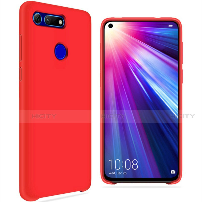 Silikon Hülle Handyhülle Ultra Dünn Schutzhülle 360 Grad Tasche C05 für Huawei Honor V20 Rot