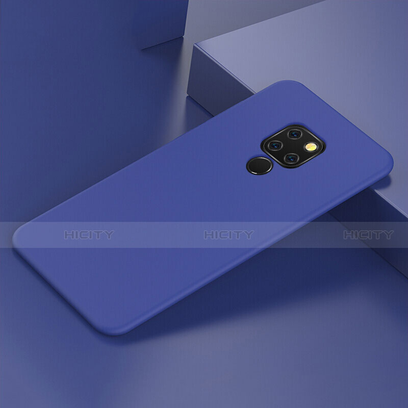 Silikon Hülle Handyhülle Ultra Dünn Schutzhülle 360 Grad Tasche C05 für Huawei Mate 20 Blau Plus