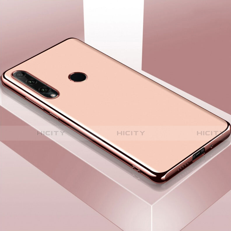 Silikon Hülle Handyhülle Ultra Dünn Schutzhülle 360 Grad Tasche C05 für Huawei P Smart+ Plus (2019) Rosegold Plus