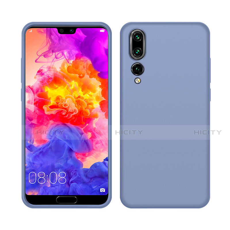 Silikon Hülle Handyhülle Ultra Dünn Schutzhülle 360 Grad Tasche C05 für Huawei P20 Pro groß