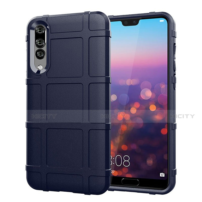 Silikon Hülle Handyhülle Ultra Dünn Schutzhülle 360 Grad Tasche C06 für Huawei P20 Pro