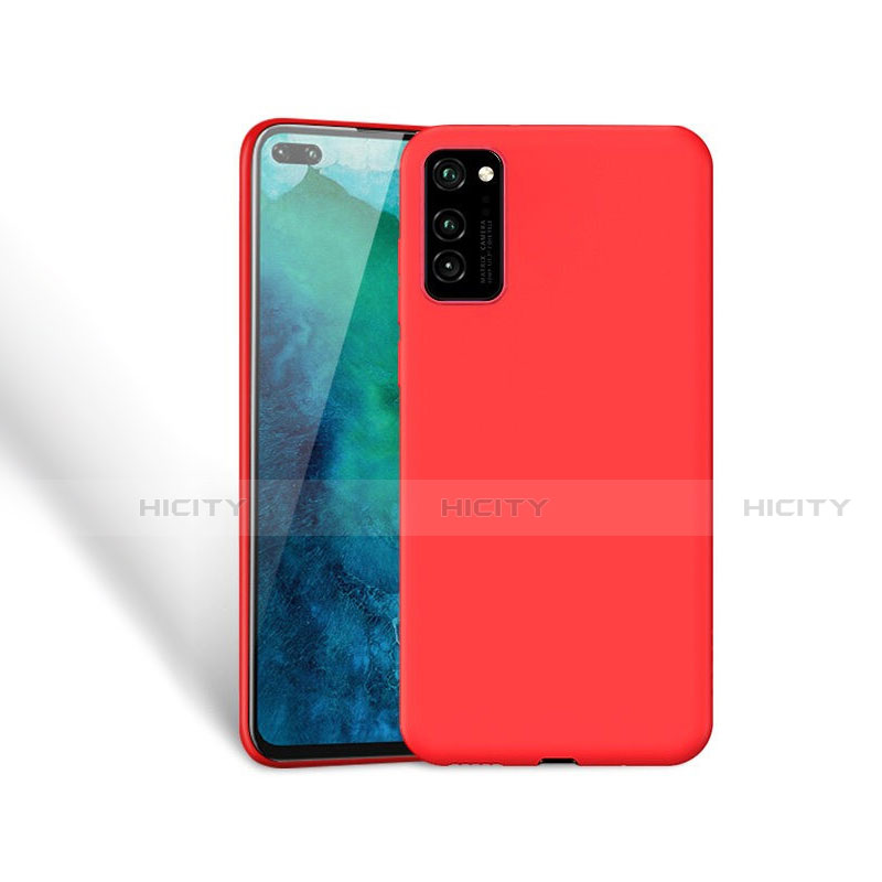 Silikon Hülle Handyhülle Ultra Dünn Schutzhülle 360 Grad Tasche F02 für Huawei Honor View 30 Pro 5G Rot Plus