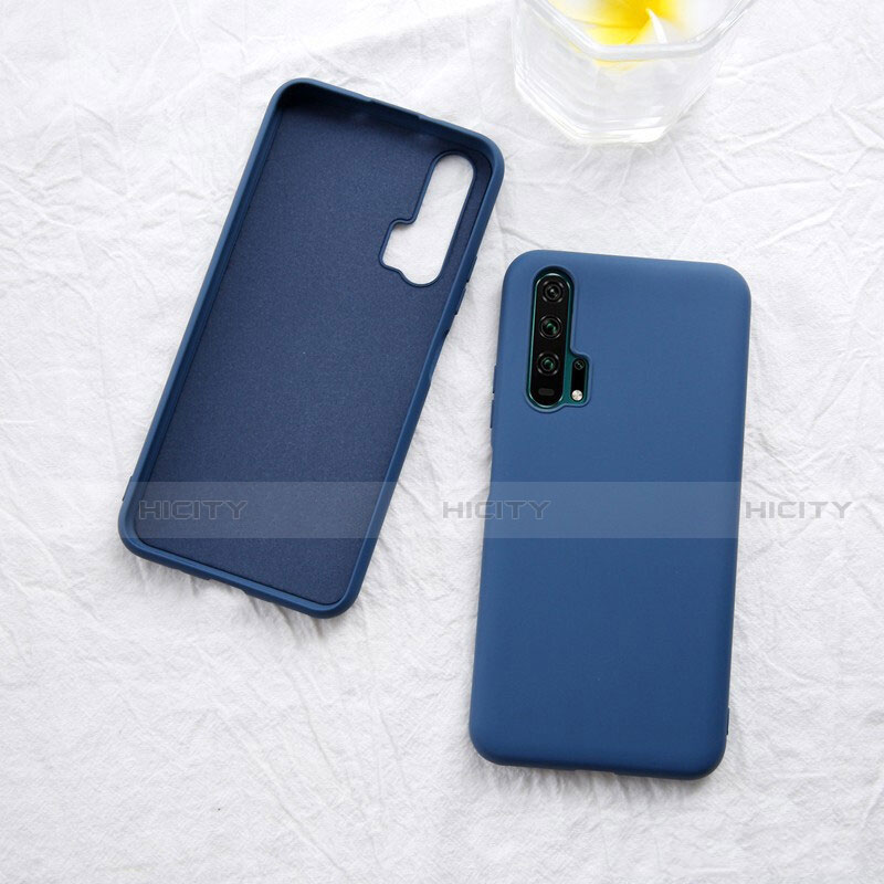 Silikon Hülle Handyhülle Ultra Dünn Schutzhülle 360 Grad Tasche für Huawei Honor 20 Pro Blau