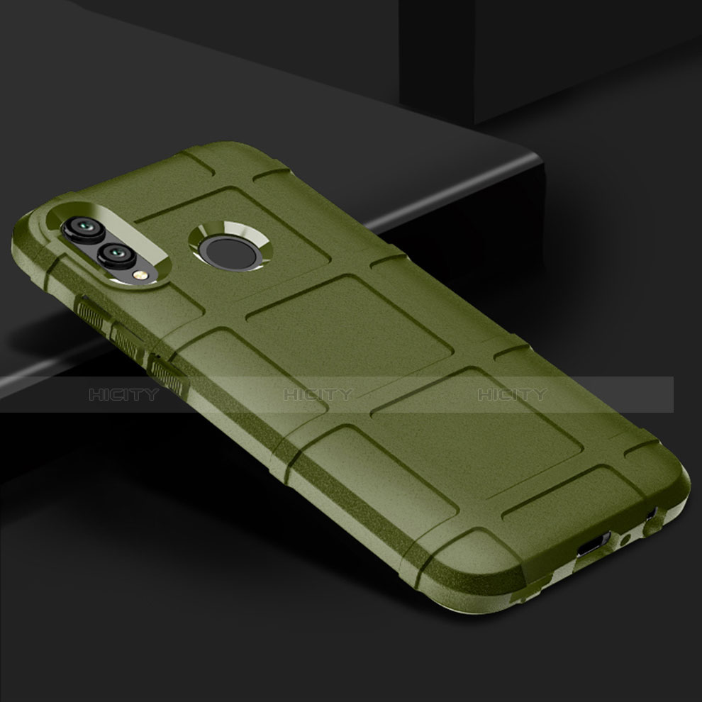 Silikon Hülle Handyhülle Ultra Dünn Schutzhülle 360 Grad Tasche für Huawei Honor V10 Lite Grün Plus
