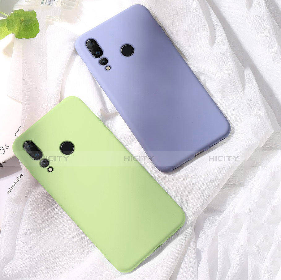 Silikon Hülle Handyhülle Ultra Dünn Schutzhülle 360 Grad Tasche für Huawei Nova 4e