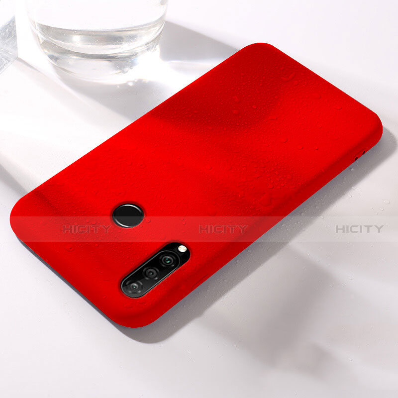 Silikon Hülle Handyhülle Ultra Dünn Schutzhülle 360 Grad Tasche für Huawei Nova 4e Rot