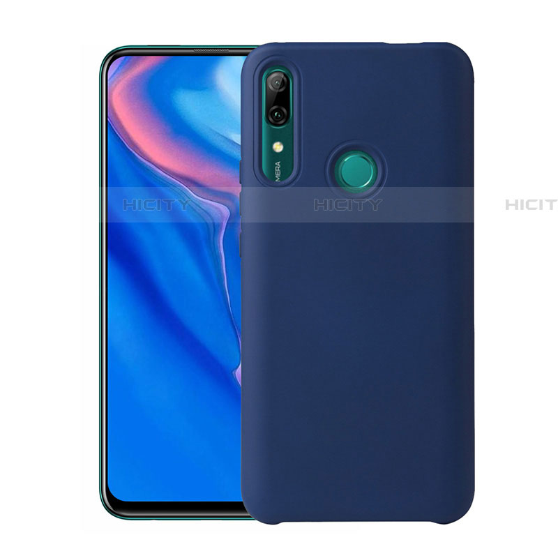 Silikon Hülle Handyhülle Ultra Dünn Schutzhülle 360 Grad Tasche für Huawei P Smart Z Blau Plus