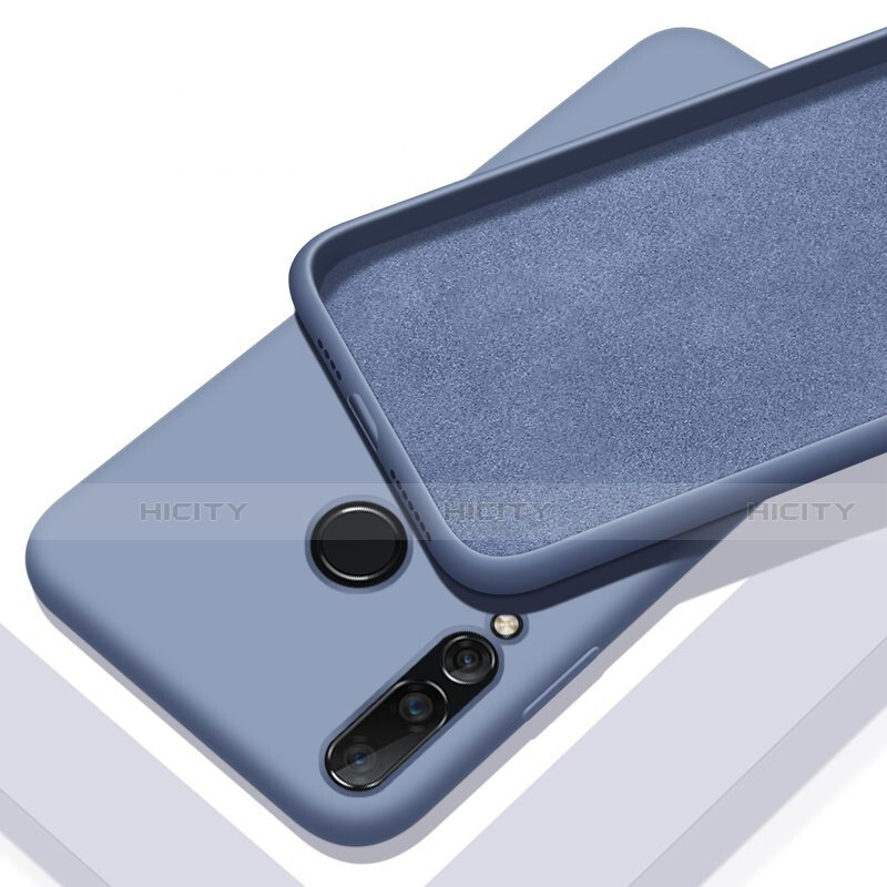 Silikon Hülle Handyhülle Ultra Dünn Schutzhülle 360 Grad Tasche für Huawei P20 Lite (2019) Hellblau Plus