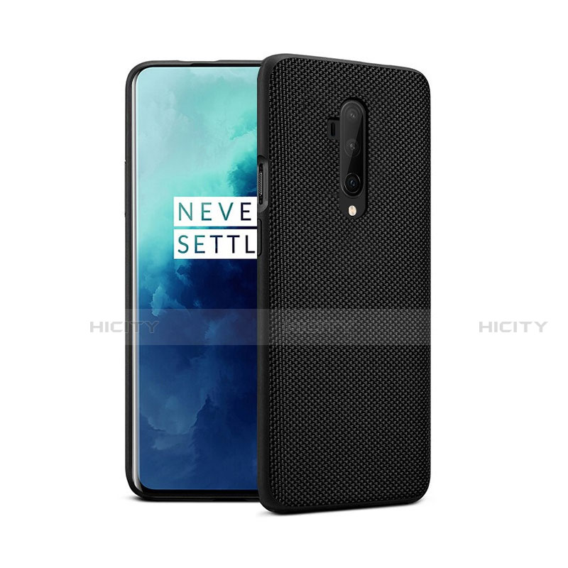 Silikon Hülle Handyhülle Ultra Dünn Schutzhülle 360 Grad Tasche für OnePlus 7T Pro 5G Schwarz