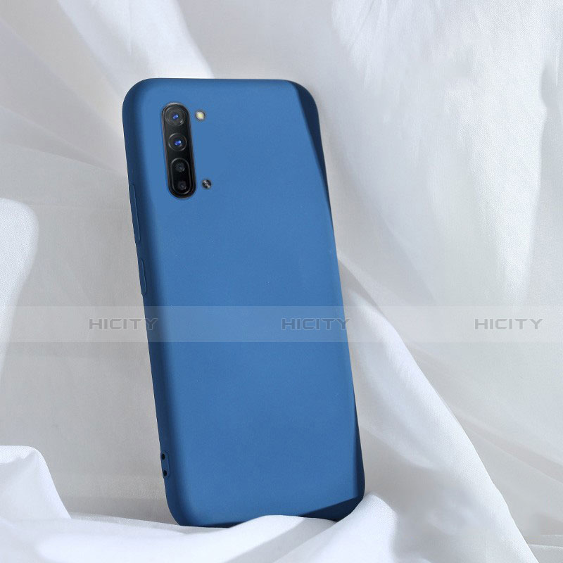 Silikon Hülle Handyhülle Ultra Dünn Schutzhülle 360 Grad Tasche für Oppo F15 Blau