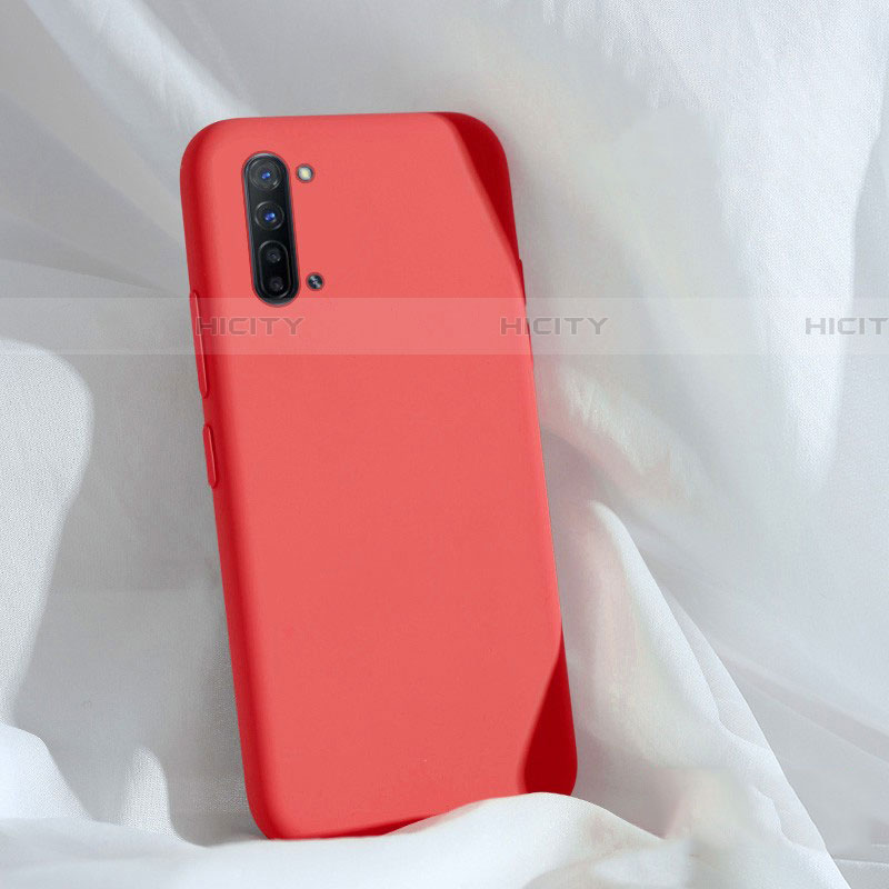 Silikon Hülle Handyhülle Ultra Dünn Schutzhülle 360 Grad Tasche für Oppo Find X2 Lite Rot