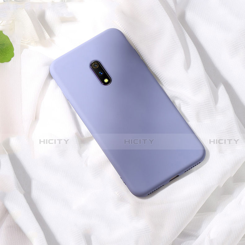 Silikon Hülle Handyhülle Ultra Dünn Schutzhülle 360 Grad Tasche für Oppo K3 Violett Plus