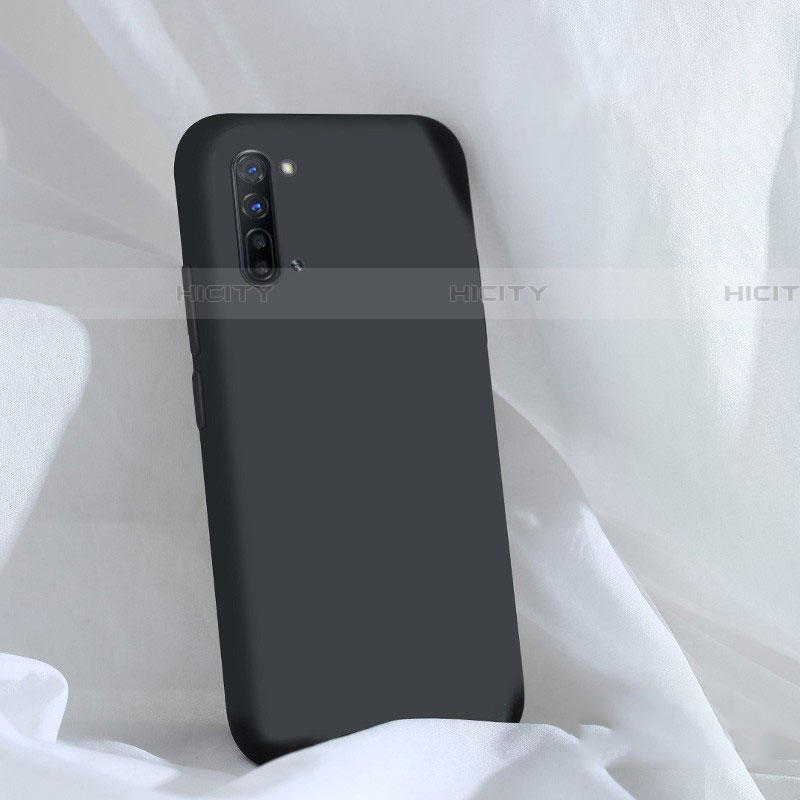 Silikon Hülle Handyhülle Ultra Dünn Schutzhülle 360 Grad Tasche für Oppo Reno3 Schwarz