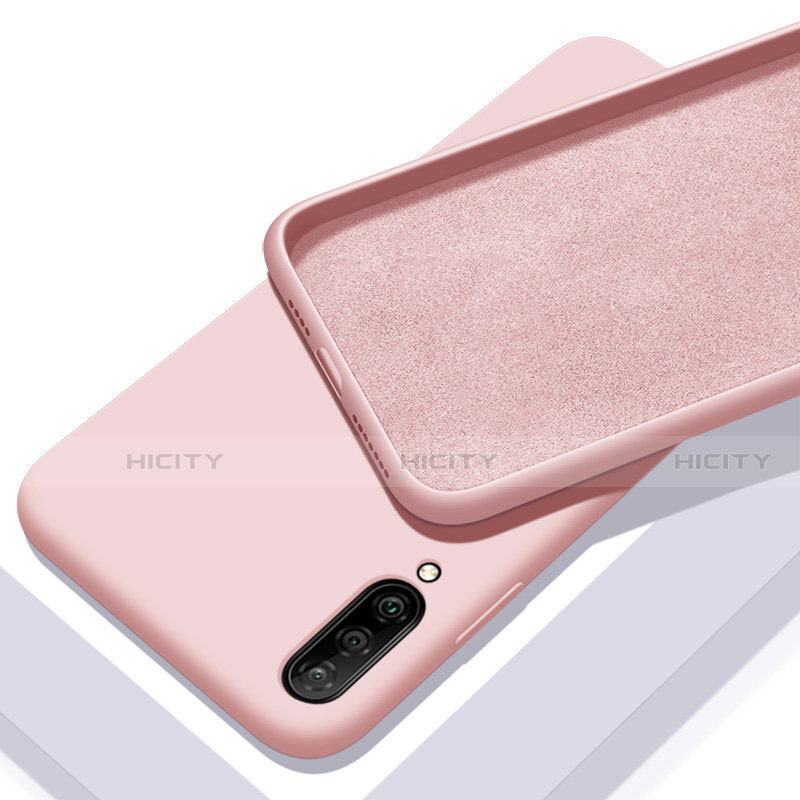 Silikon Hülle Handyhülle Ultra Dünn Schutzhülle 360 Grad Tasche für Samsung Galaxy A70 Rosegold