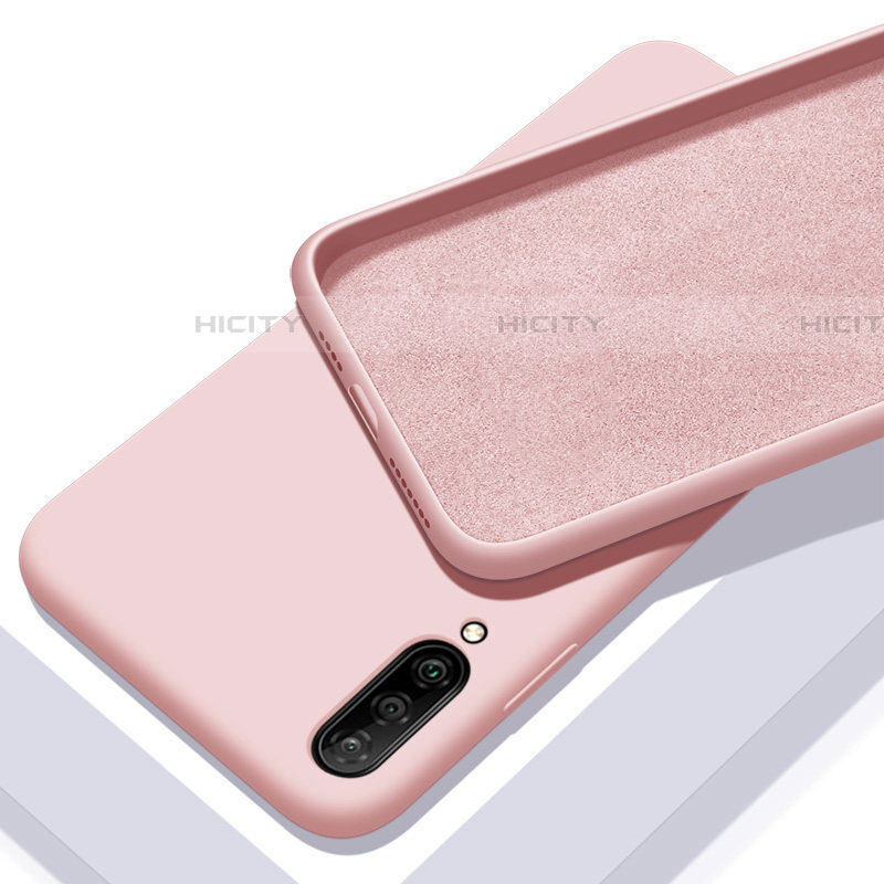 Silikon Hülle Handyhülle Ultra Dünn Schutzhülle 360 Grad Tasche für Samsung Galaxy A70S Rosegold