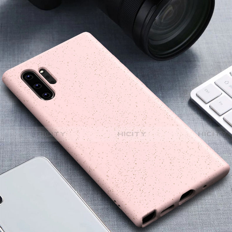 Silikon Hülle Handyhülle Ultra Dünn Schutzhülle 360 Grad Tasche für Samsung Galaxy Note 10 Plus 5G Rosegold