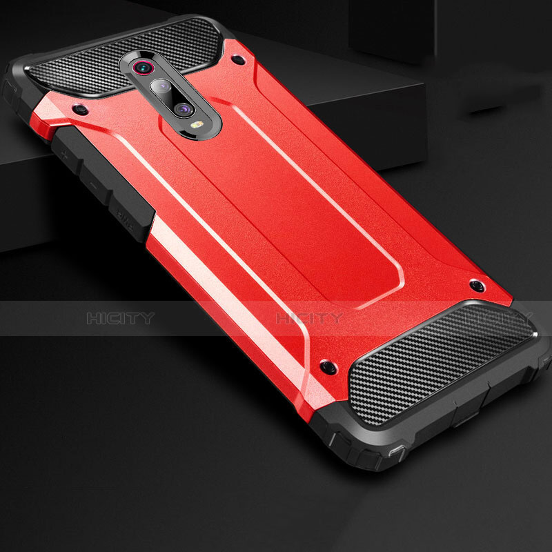 Silikon Hülle Handyhülle Ultra Dünn Schutzhülle 360 Grad Tasche für Xiaomi Mi 9T Pro Rot