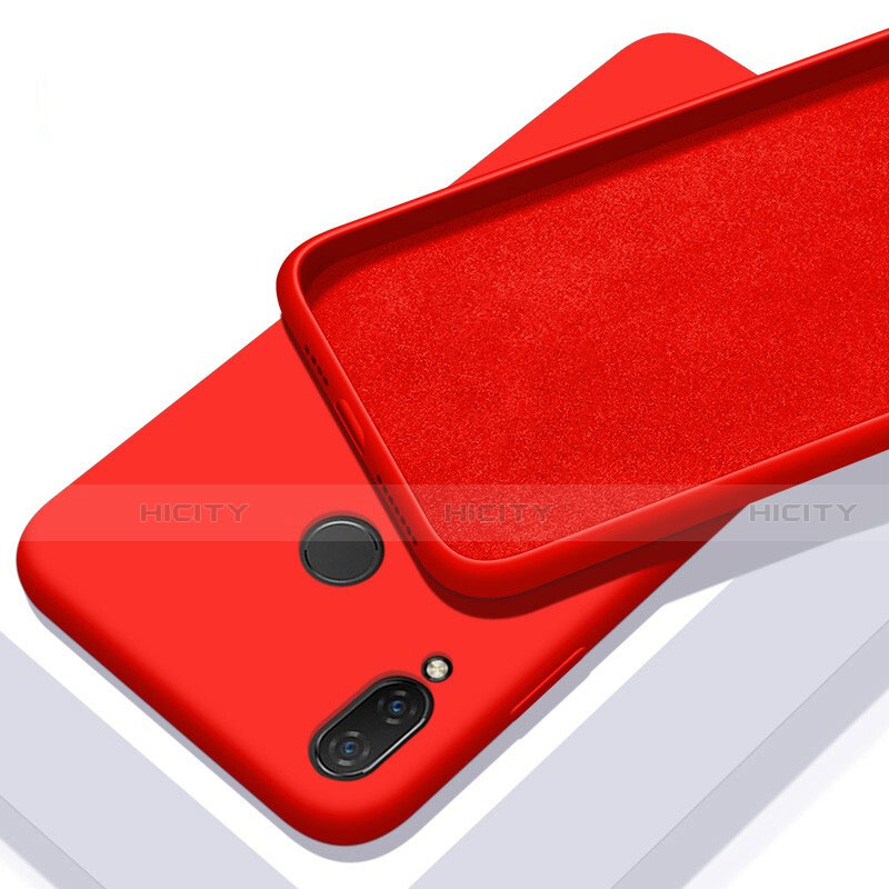 Silikon Hülle Handyhülle Ultra Dünn Schutzhülle 360 Grad Tasche für Xiaomi Redmi 7 Rot Plus