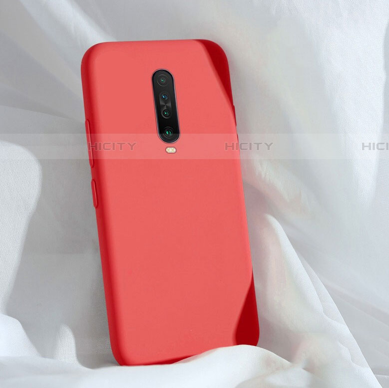 Silikon Hülle Handyhülle Ultra Dünn Schutzhülle 360 Grad Tasche für Xiaomi Redmi K30 5G Rot Plus