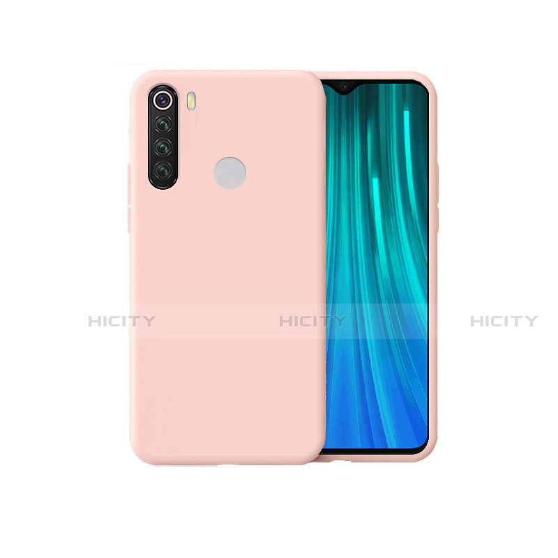 Silikon Hülle Handyhülle Ultra Dünn Schutzhülle 360 Grad Tasche für Xiaomi Redmi Note 8 (2021) Rosa