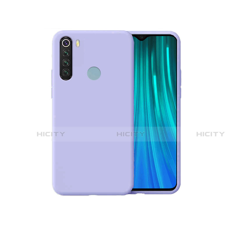 Silikon Hülle Handyhülle Ultra Dünn Schutzhülle 360 Grad Tasche für Xiaomi Redmi Note 8T Violett Plus