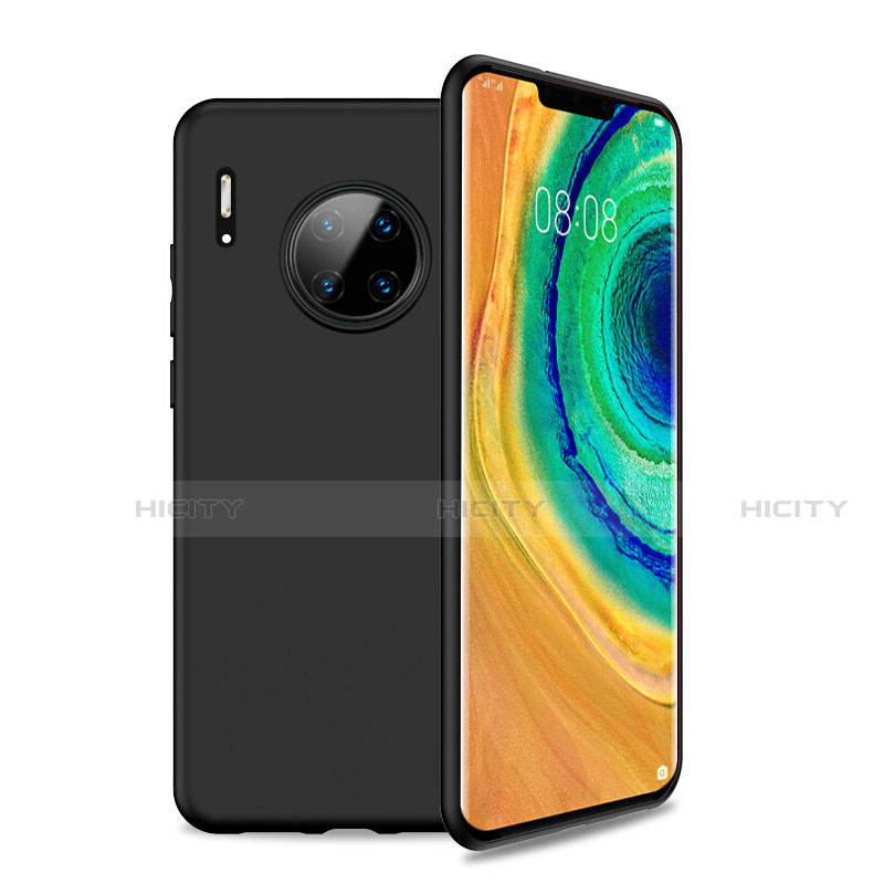 Silikon Hülle Handyhülle Ultra Dünn Schutzhülle 360 Grad Tasche S01 für Huawei Mate 30 Pro Schwarz