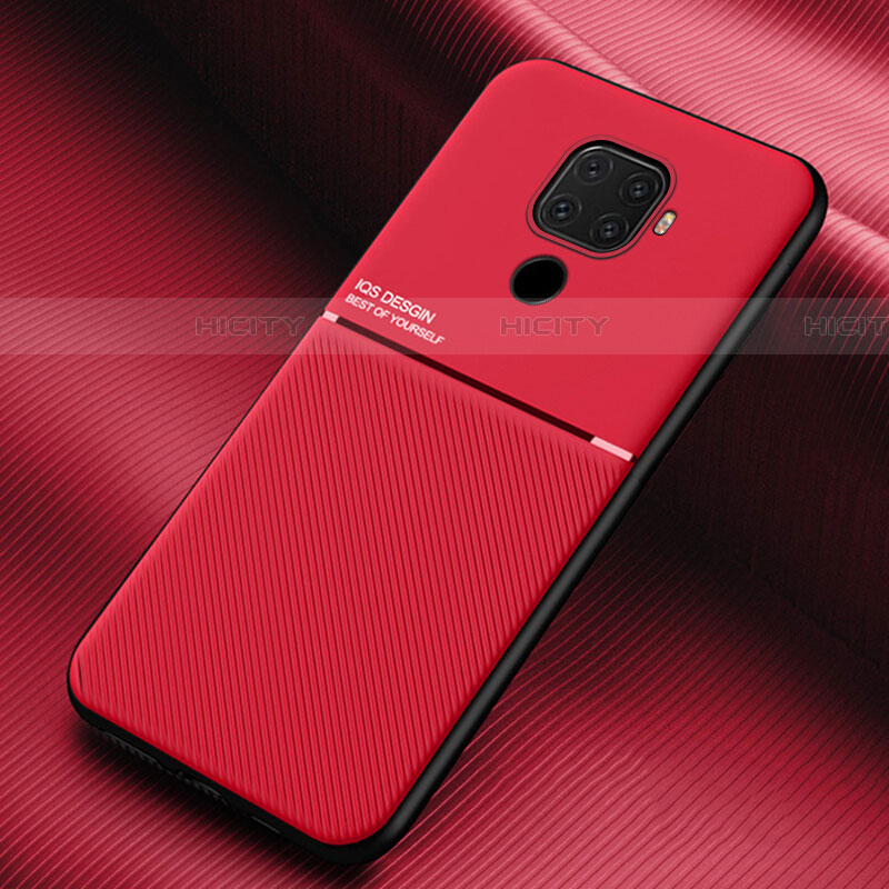 Silikon Hülle Handyhülle Ultra Dünn Schutzhülle 360 Grad Tasche S01 für Huawei Nova 5i Pro Rot