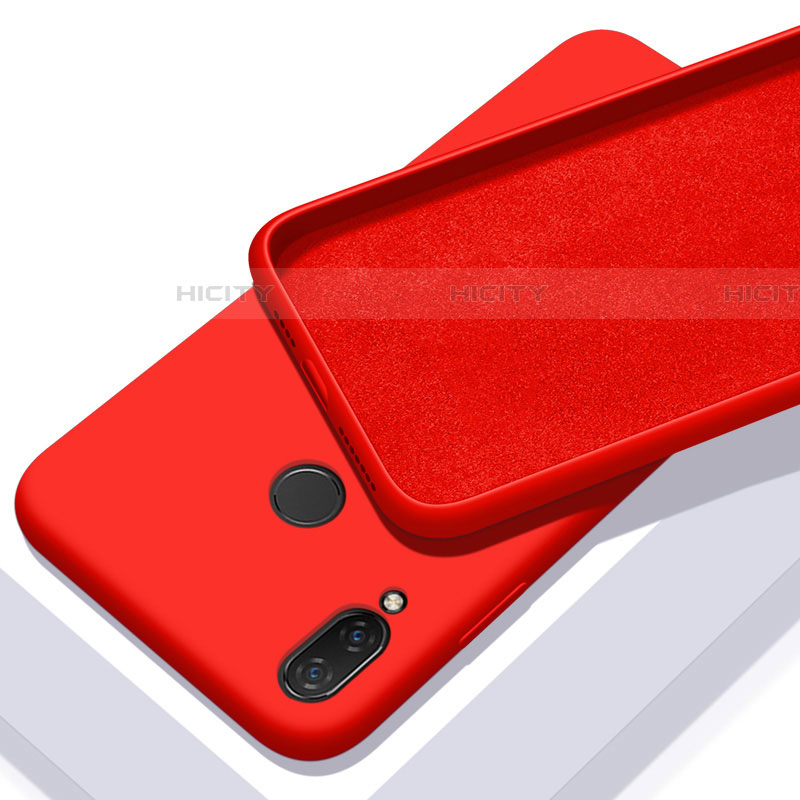 Silikon Hülle Handyhülle Ultra Dünn Schutzhülle 360 Grad Tasche S01 für Huawei P Smart Z Rot