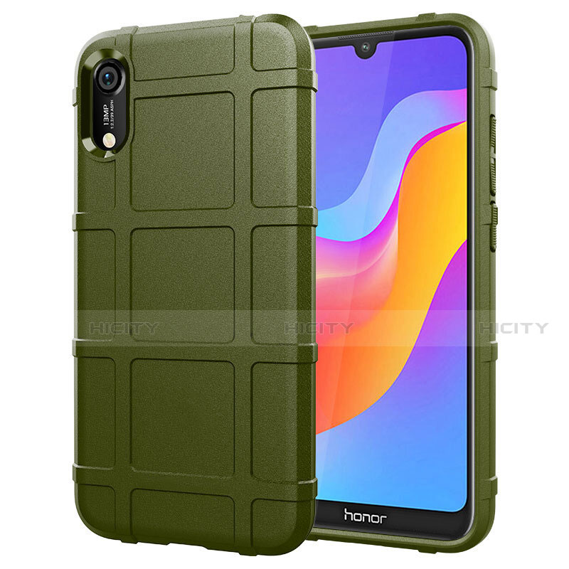 Silikon Hülle Handyhülle Ultra Dünn Schutzhülle 360 Grad Tasche S01 für Huawei Y6 Pro (2019) Grün Plus