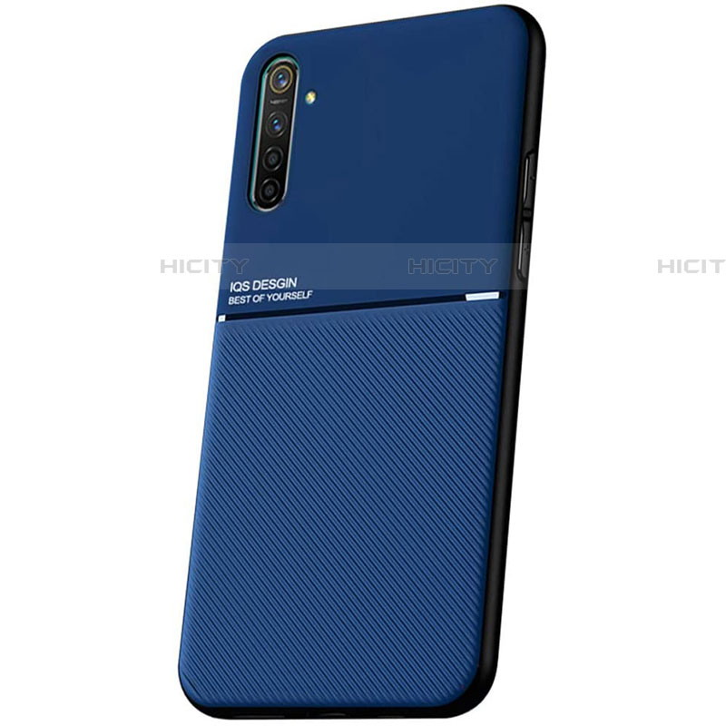 Silikon Hülle Handyhülle Ultra Dünn Schutzhülle 360 Grad Tasche S01 für Oppo K5 Blau