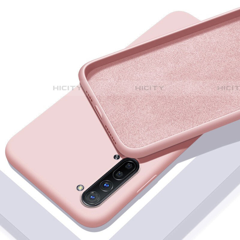 Silikon Hülle Handyhülle Ultra Dünn Schutzhülle 360 Grad Tasche S01 für Oppo Reno3 Rosa