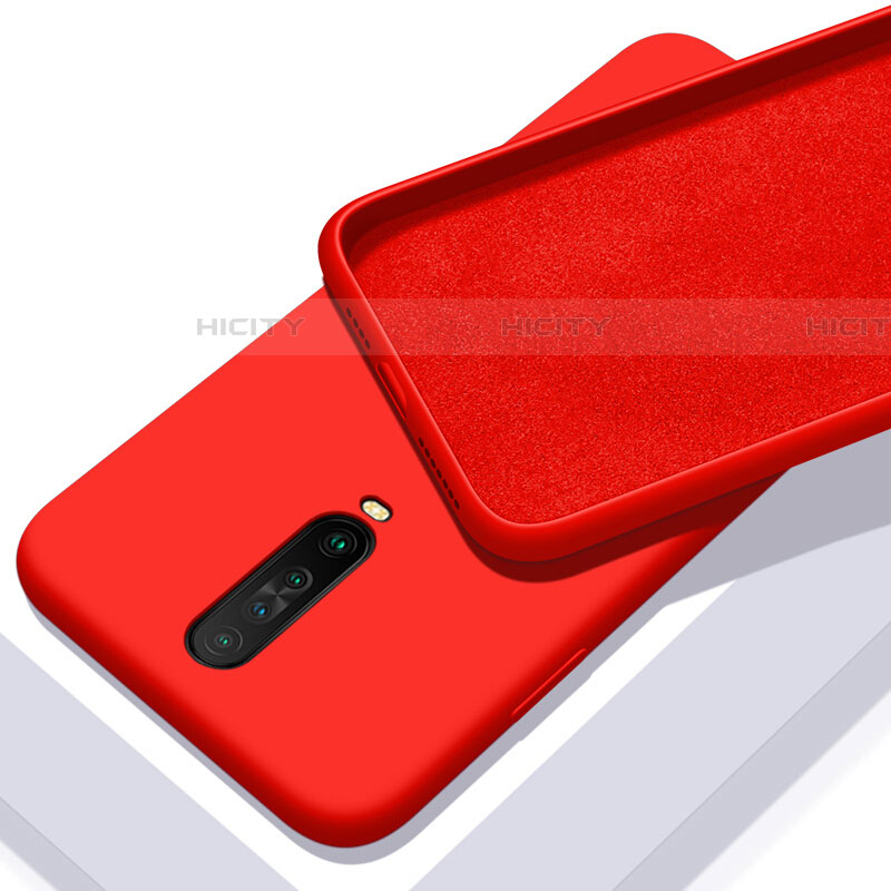 Silikon Hülle Handyhülle Ultra Dünn Schutzhülle 360 Grad Tasche S01 für Xiaomi Redmi K30 5G Rot Plus