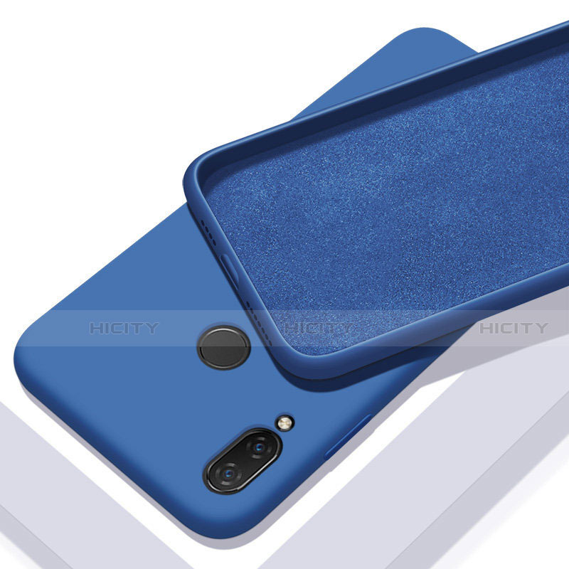 Silikon Hülle Handyhülle Ultra Dünn Schutzhülle 360 Grad Tasche S01 für Xiaomi Redmi Note 7 Blau