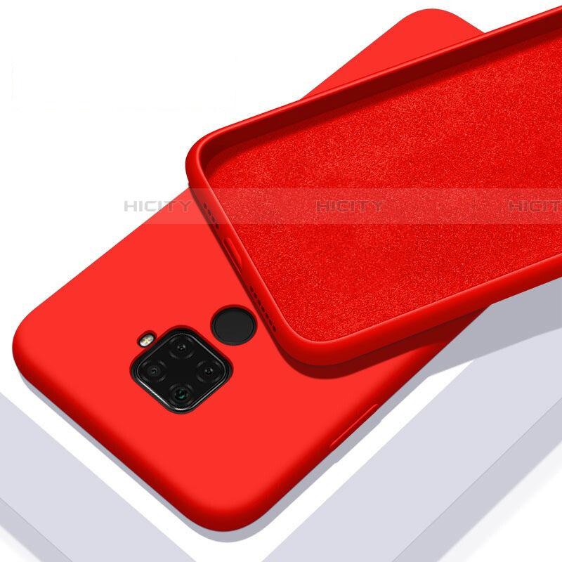 Silikon Hülle Handyhülle Ultra Dünn Schutzhülle 360 Grad Tasche S02 für Huawei Mate 30 Lite Rot Plus