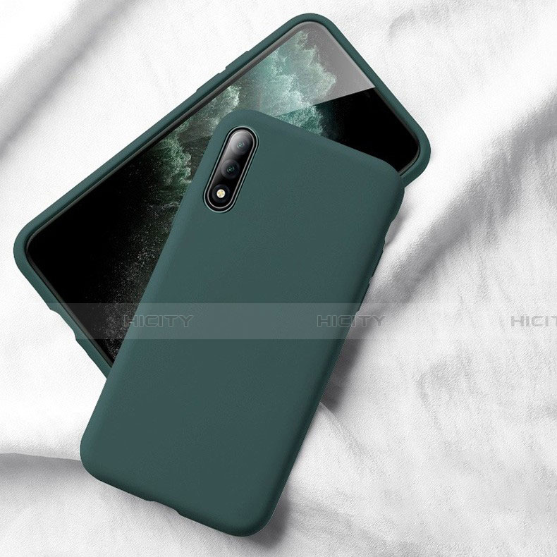 Silikon Hülle Handyhülle Ultra Dünn Schutzhülle 360 Grad Tasche S02 für Huawei Y9 Prime (2019)