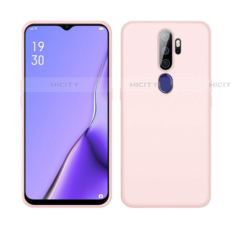 Silikon Hülle Handyhülle Ultra Dünn Schutzhülle 360 Grad Tasche S02 für Oppo A11X groß