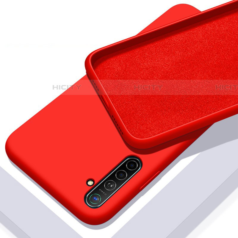 Silikon Hülle Handyhülle Ultra Dünn Schutzhülle 360 Grad Tasche S02 für Realme X2 Rot Plus