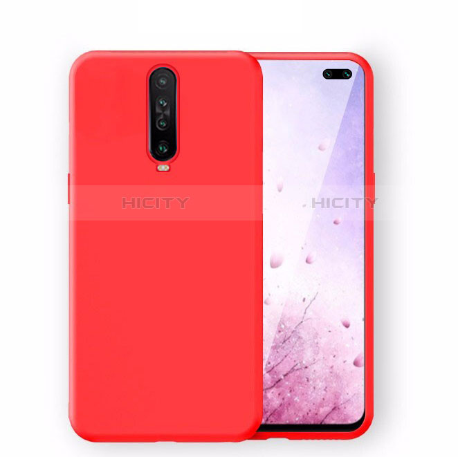 Silikon Hülle Handyhülle Ultra Dünn Schutzhülle 360 Grad Tasche S02 für Xiaomi Redmi K30 4G Rot