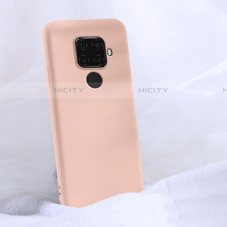 Silikon Hülle Handyhülle Ultra Dünn Schutzhülle 360 Grad Tasche S03 für Huawei Nova 5i Pro Rosa