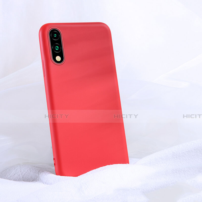 Silikon Hülle Handyhülle Ultra Dünn Schutzhülle 360 Grad Tasche S03 für Huawei P Smart Z (2019) Rot Plus