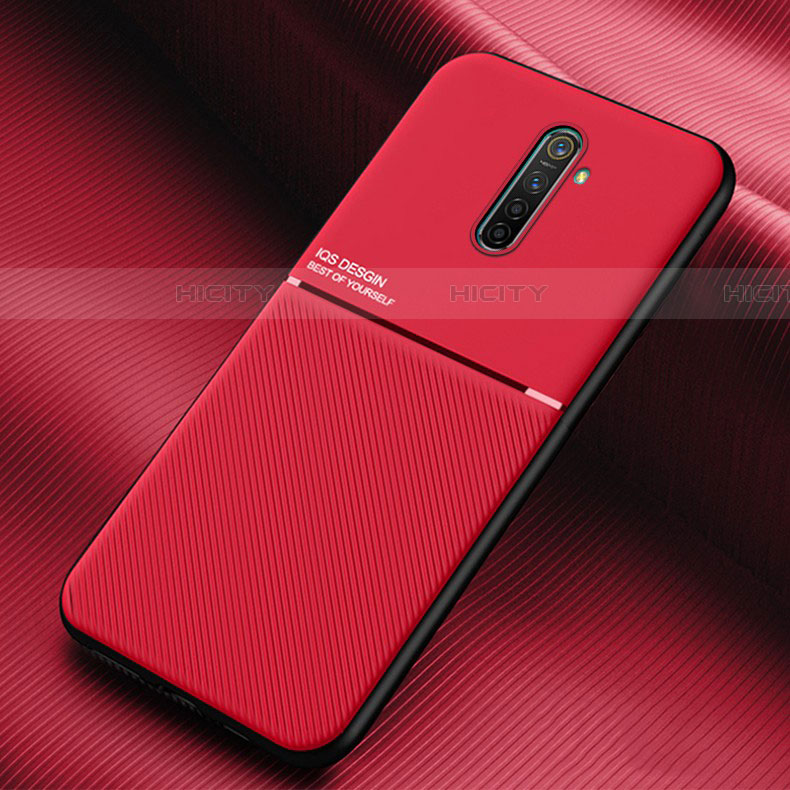 Silikon Hülle Handyhülle Ultra Dünn Schutzhülle 360 Grad Tasche S03 für Oppo Reno Ace Rot