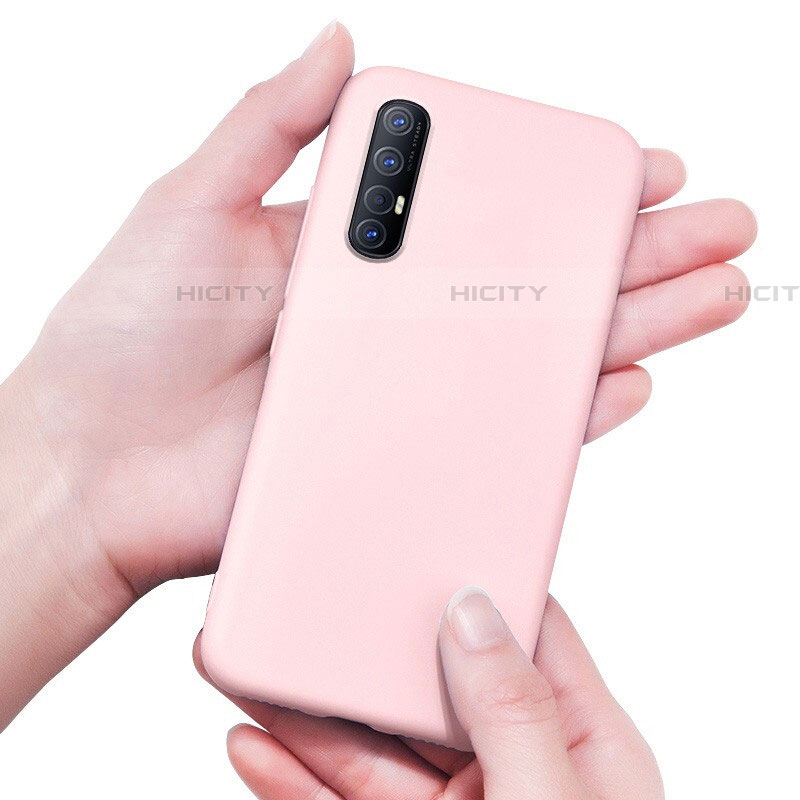 Silikon Hülle Handyhülle Ultra Dünn Schutzhülle 360 Grad Tasche S03 für Oppo Reno3 Pro groß